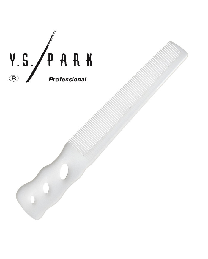 Y.S. PARK - PETTINE TAGLIO A FORBICE BIANCO YS-201