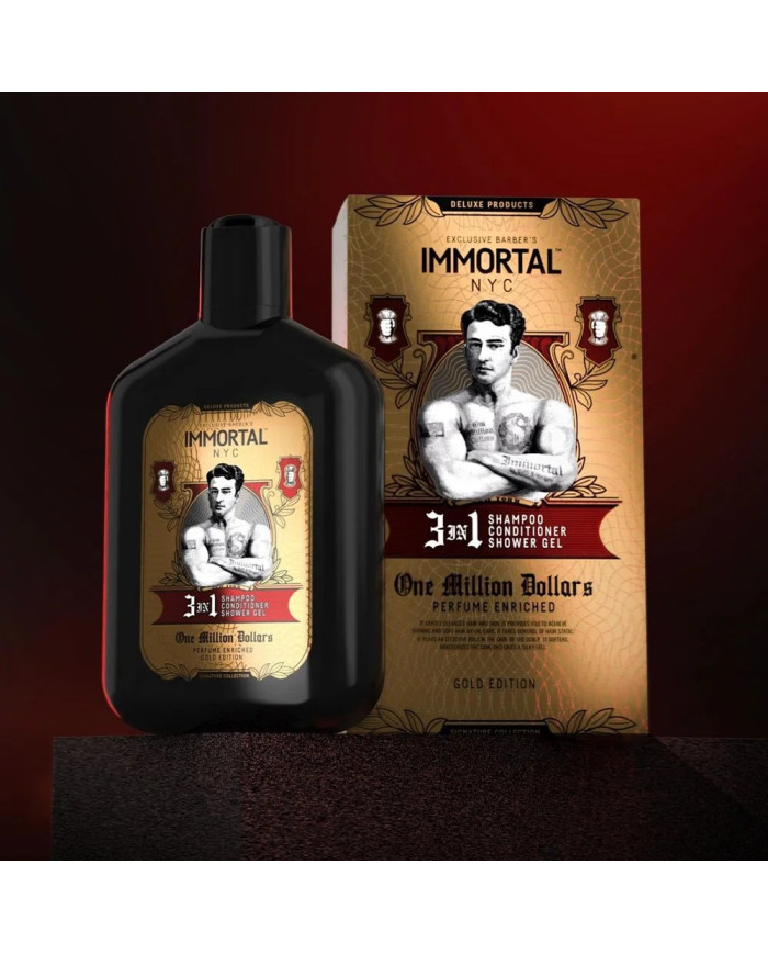 IMMORTAL SHAMPOO ONE A MILLION  3 IN1  500 ML