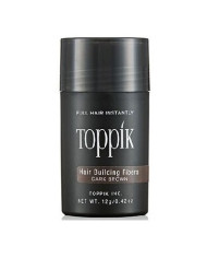 FIBRE DI CHERATINA REGULAR SIZE 12GR DARK BROWN (CASTANO SCURO) - TOPPIK