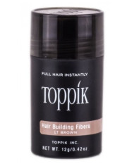 FIBRE DI CHERATINA REGULAR SIZE 12GR LIGHT BROWN (CASTANO CHIARO) - TOPPIK