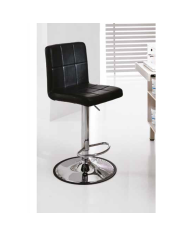 SGABELLO PER CONSOLLE NERO HAIR HAPPY CON POMPA IDRAULICA