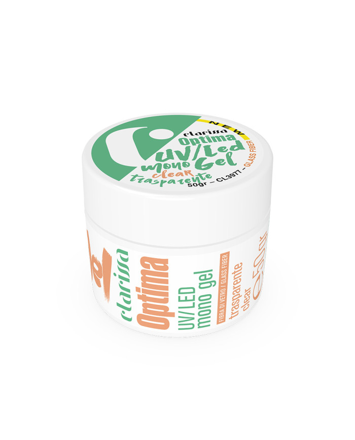 OPTIMA LED/UV MONOGEL FIBRA VETRO TRASPARENTE 50GR
