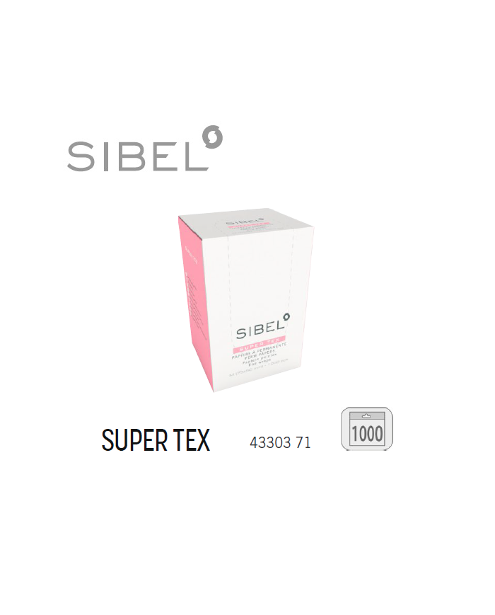 CARTINE PERMANENTE S-TEX 1000 FOGLI - SIBEL