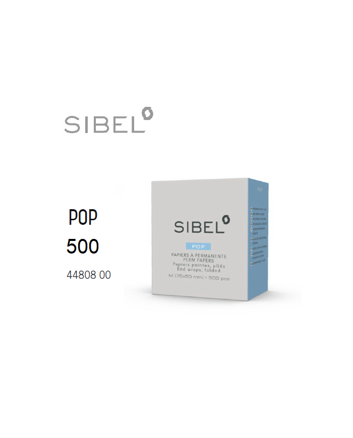 CARTINE PERMANENTE POP QUALITY 500 PZ - SIBEL