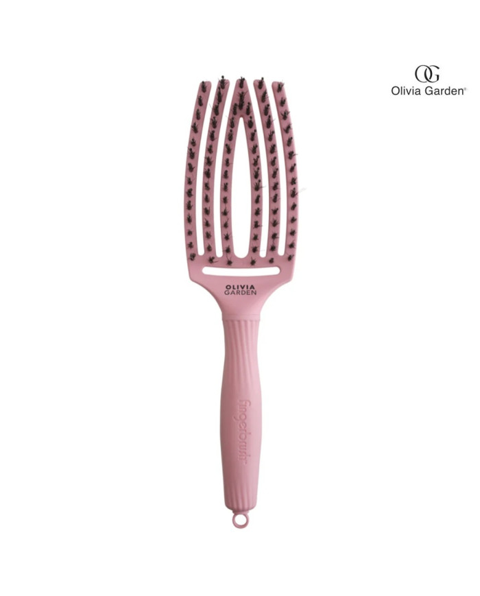 OLIVIA GARDEN SPAZZOLA FINGER SOFT PINK