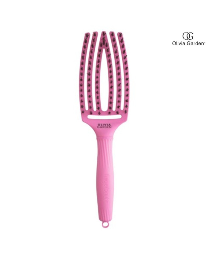 OLIVIA GARDEN SPAZZOLA FINGER BUBBLE PINK