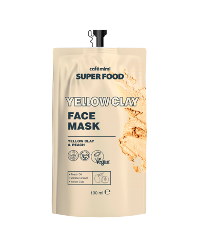 CAFE MIMI - MASCHERA VISO - ARGILLA GIALLA 100ML