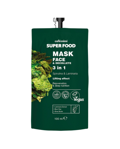 CAFE MIMI -MASCHERA VISO E DECOLLETÉ 3 IN 1 100ML