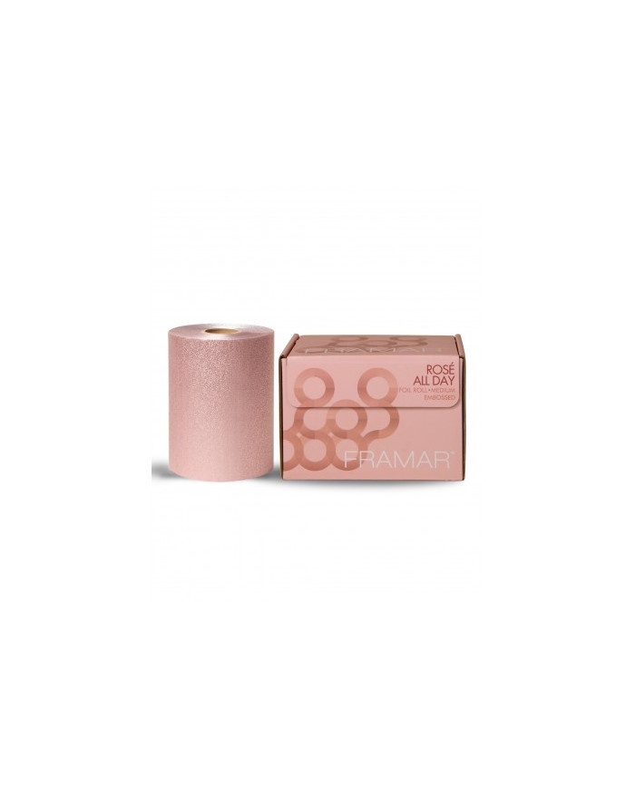 FRAMAR EMBOSSED ROLL MEDIUM ROSE ALL DAY