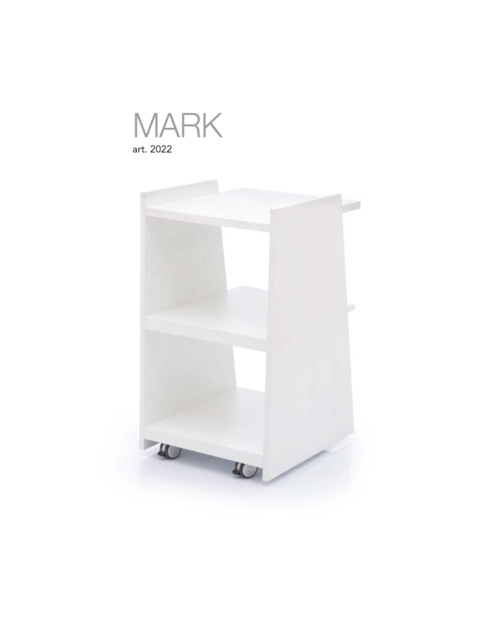 CARRELLO ESTETICA MARK SENZA CASSETTI