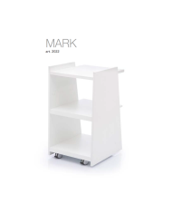 CARRELLO ESTETICA "MARK" SENZA CASSETTI MUSTER
