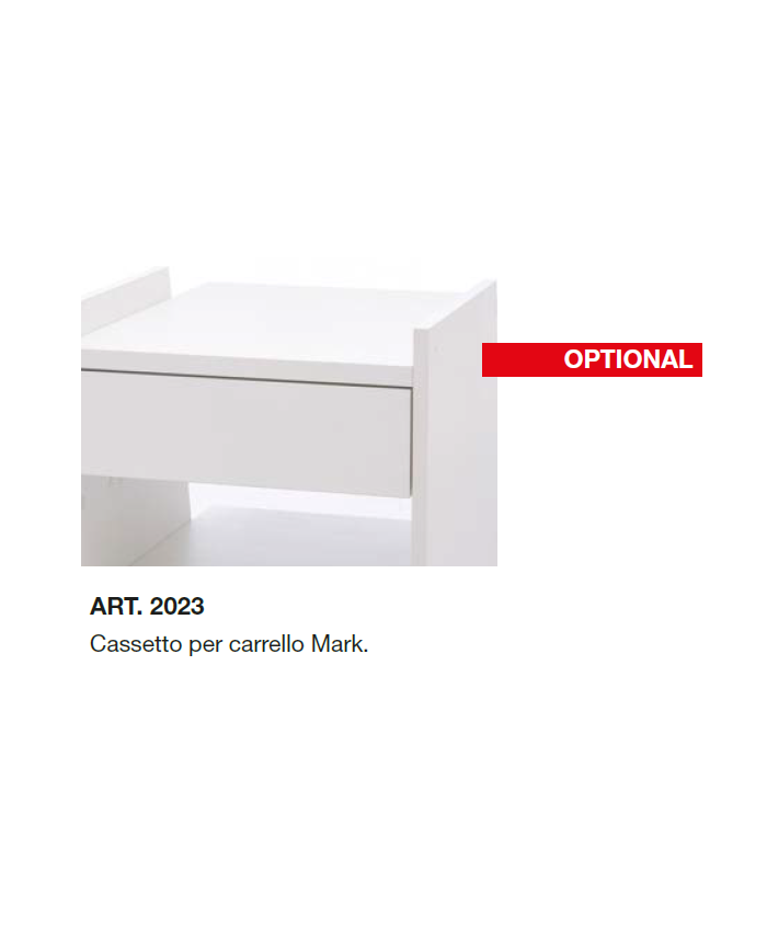 CASSETTO PER CARRELLO ESTETICA MARK