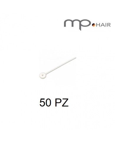 SPILLONI IN PLASTICA 50 PZ BIANCHI MP-HAIR