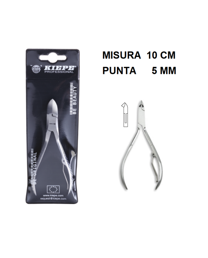 KIEPE TRONCHESINA PELLE SOVRAP. 5 MM INOX
