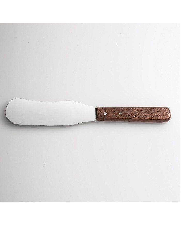 SPATOLA INOX CON MANICO IN LEGNO L. 24 CM - MISAKI