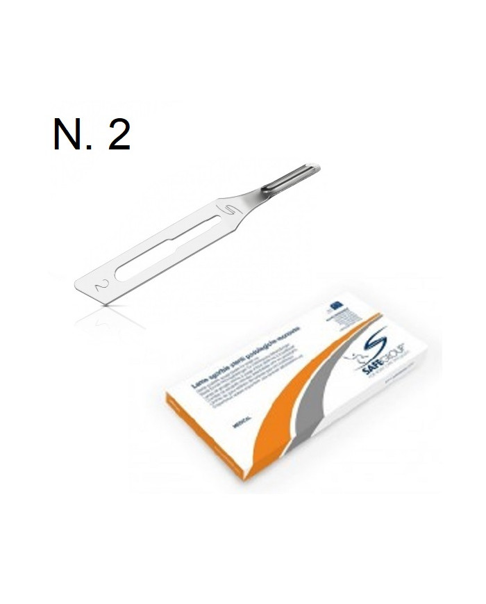 SAFE LAMA SGORBIA MEDICALE  N.2 ( CNF ARANCIO )