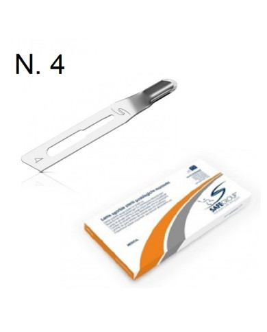 SAFE LAMA SGORBIA MEDICALE  N.4 ( CNF ARANCIO )