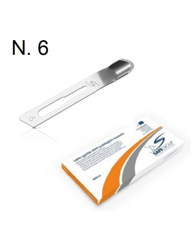 SAFE LAMA SGORBIA MEDICALE  N.6 ( CNF ARANCIO )