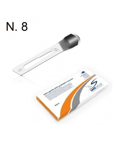 SAFE LAMA SGORBIA MEDICALE  N.8 ( CNF ARANCIO )