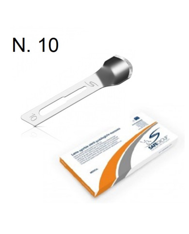 SAFE LAMA SGORBIA MEDICALE  N.10 ( CNF ARANCIO )
