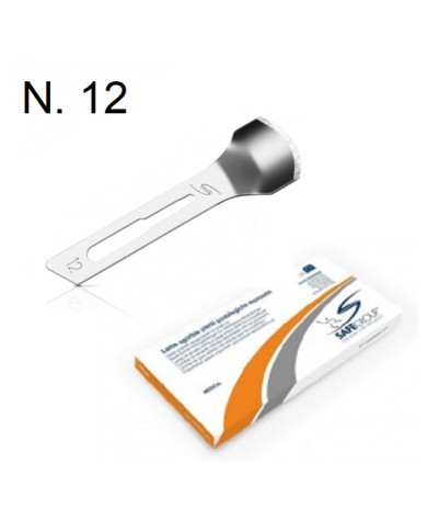 SAFE LAMA SGORBIA MEDICALE  N.12 ( CNF ARANCIO )