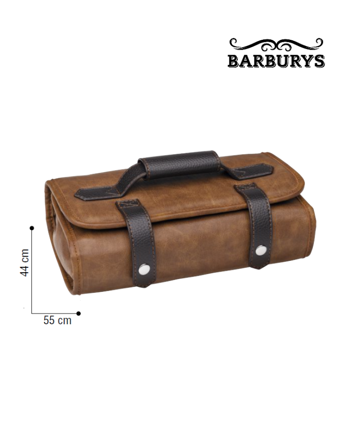 BARBURYS BUZZ POCHETTE PER BARBIERE MARRONE SIBEL