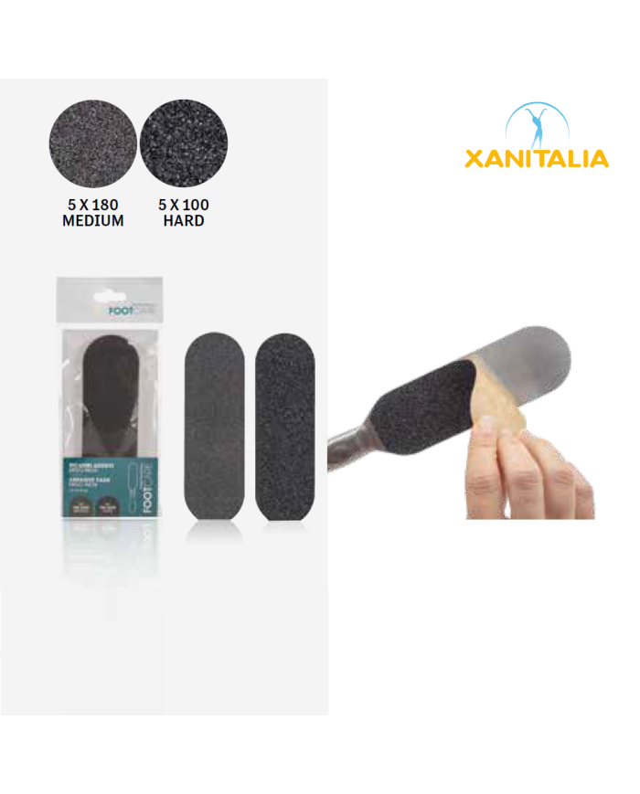 RICAMBI ADESIVI PER RASPA ERGO INOX 13.7X4.5CM