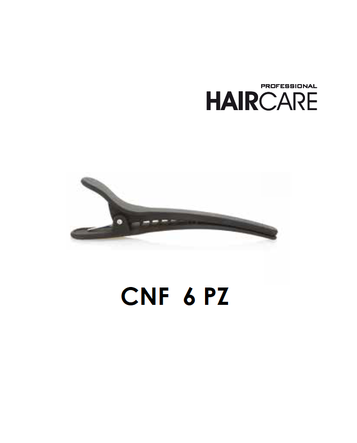 CLIP LARGE CARBONIO 6PZ