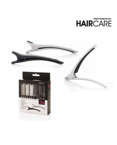HAIR CLIPS  PERFECT GRIP SET CNF 6 PZ