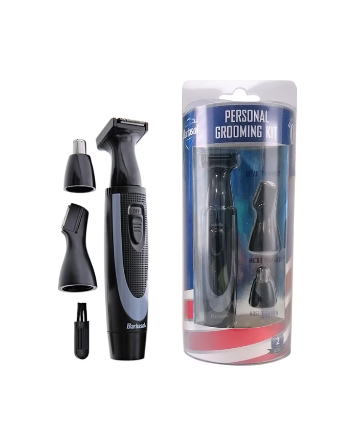 BARBASOL 3107 GROOMING KIT NOSE TRIMMER 3 IN 1