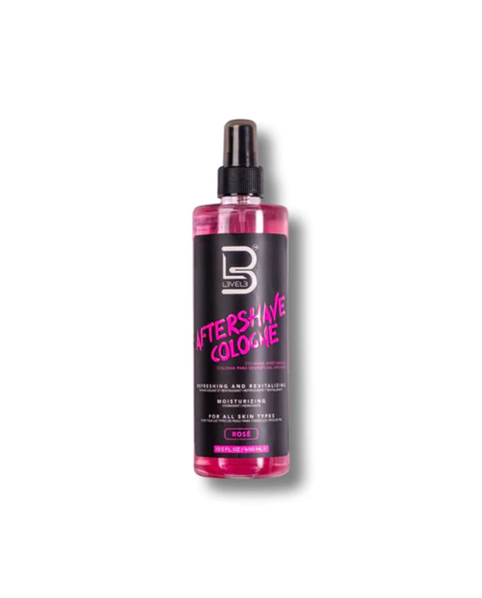 L3VEL3 AFTERSHAVE SPRAY ROSE 400ML COLOGNE