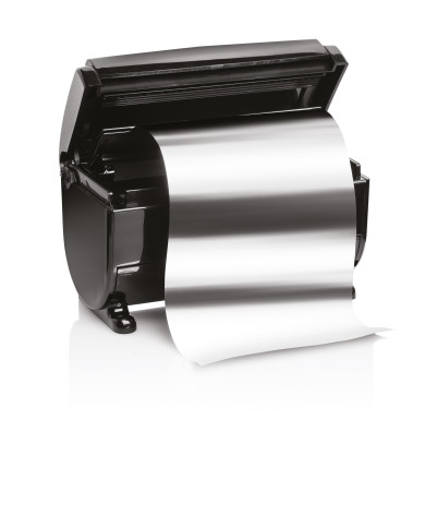 DISPENSER PER  ROTOLI 12 CM ALLUMINIO AUTOMATICO