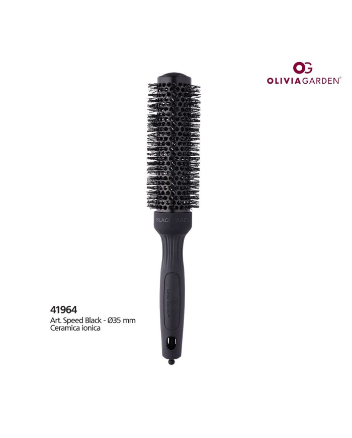 OLIVIA GARDEN SPEED XL BLACK 35MM