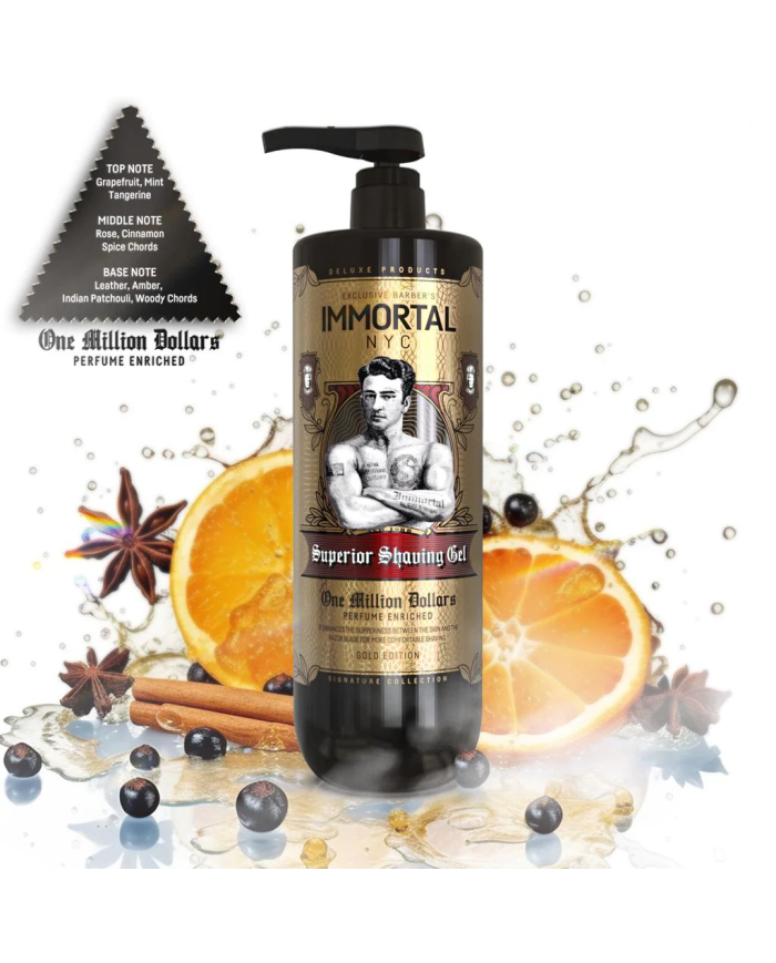 IMMORTAL SHAVING GEL ONE A MILLION 1000ML
