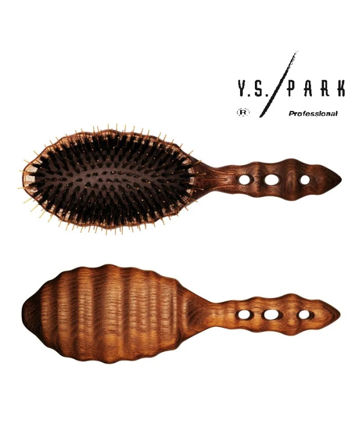Y.S. PARK - SPAZZOLA LUSTER WOOD NYLON & CINGHIALE