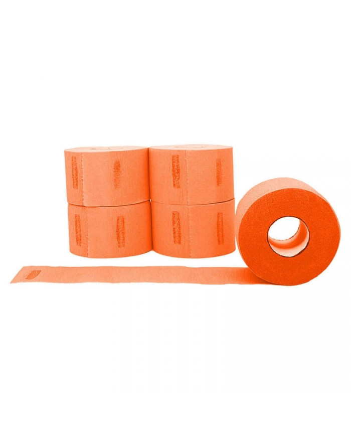 L3VEL3 CARTACOLLO NECK STRIP PAPER ORANGE 5PZ