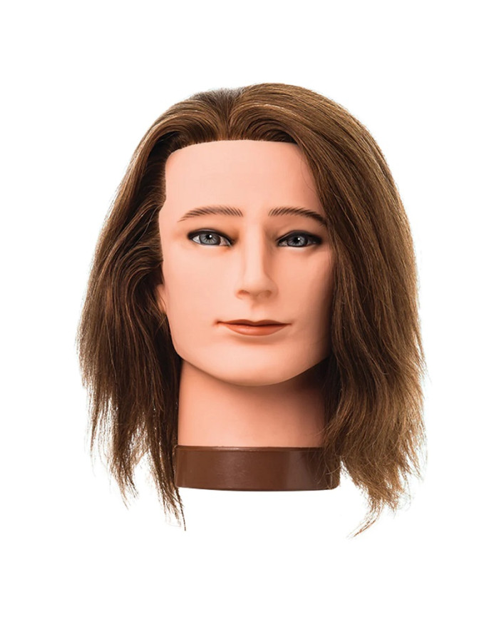 TESTINA CAPELLI NATURALI 30/35 CM. UOMO CALIVEN