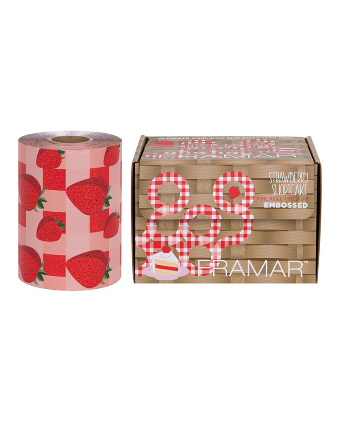 FRAMAR EMBOSSED ROLL M STRAWBERRY 97,5 MT