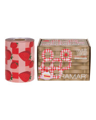 FRAMAR EMBOSSED ROLL "M" STRAWBERRY 97,5 MT