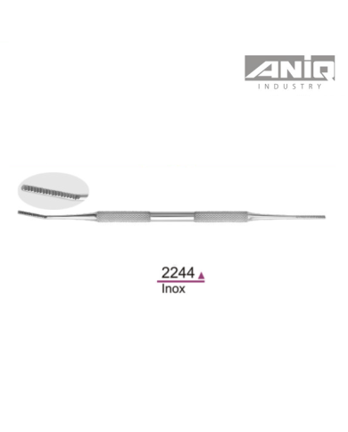 MICROLIMA DOPPIA SOTTILE ACCIAIO INOX