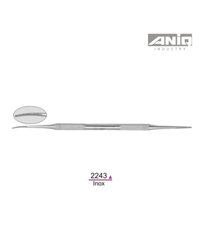 MICROLIMA DOPPIA ACCIAIO INOX