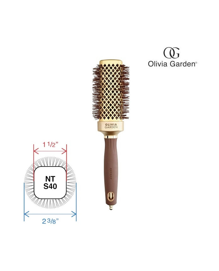 OLIVIA GARDEN SPAZZOLA BLOWOUT STRAIGHT GOLD 40