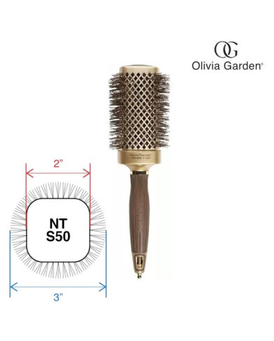 OLIVIA GARDEN SPAZZOLA BLOWOUT STRAIGHT GOLD 50
