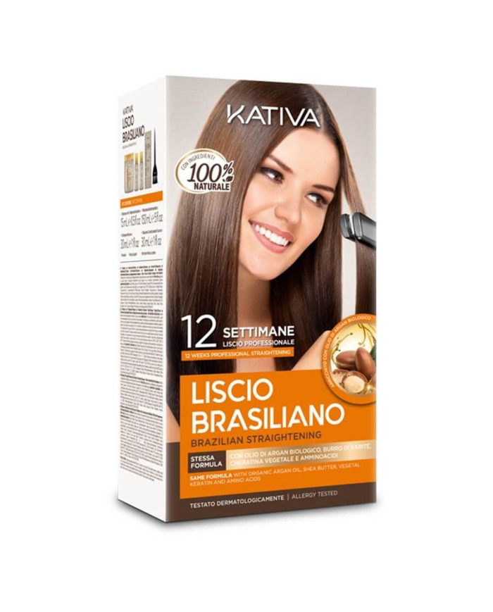 KATIVA KIT LISCIO BRASILIANO 12 SETTIMANE ARANCIO