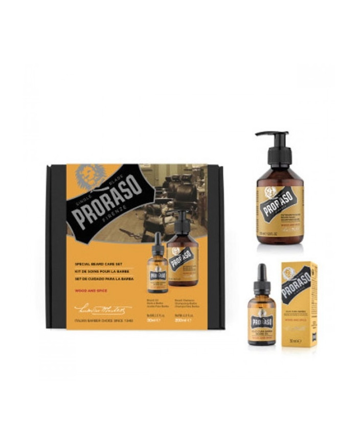 PRORASO KIT DUO PACK O+S WOOD & SPICE