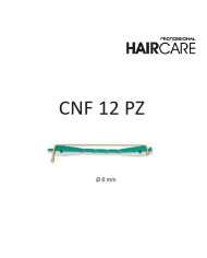 BIGODINO PERMANENTE 6MM BIANCO VERDE CNF 12 PZ