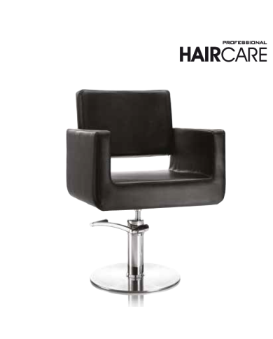 POLTRONA HAIR KING NERA BASE TONDA - XANITALIA