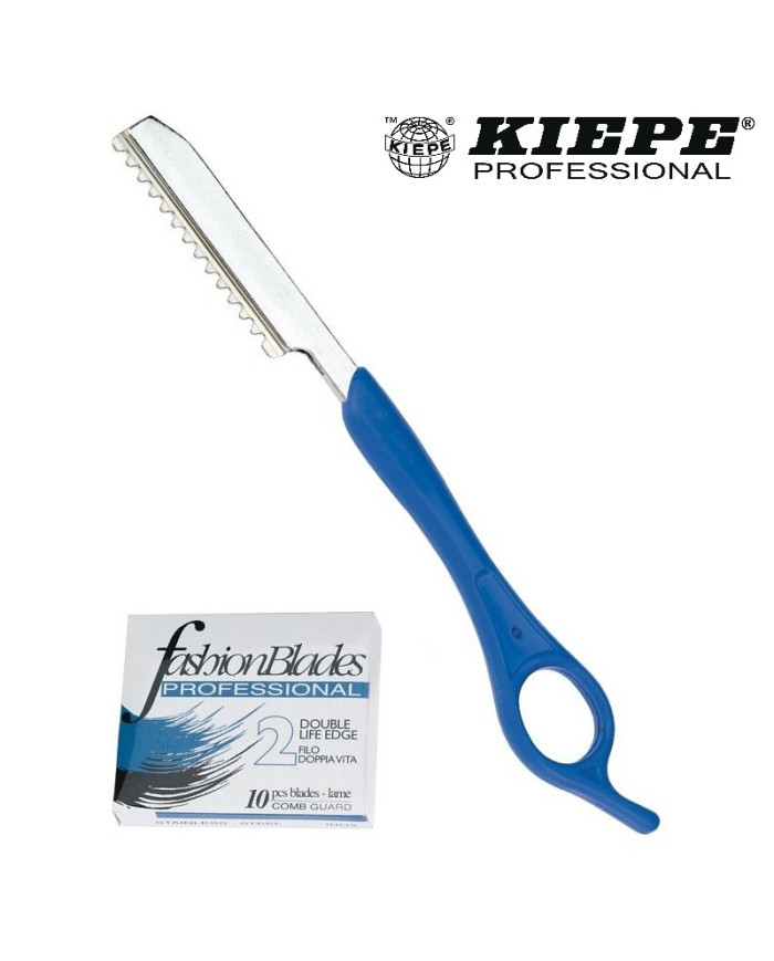 KIEPE RASOIO SLIM + BOX 10 LAME 0141