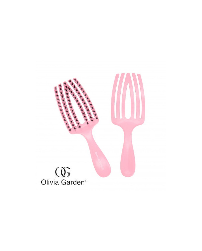 OLIVIA GARDEN FINGER BRUSH CARE KIDS PINK