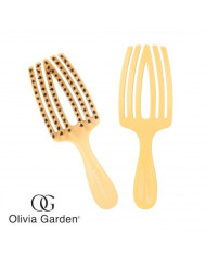 OLIVIA GARDEN FINGER BRUSH CARE KIDS YELLOW